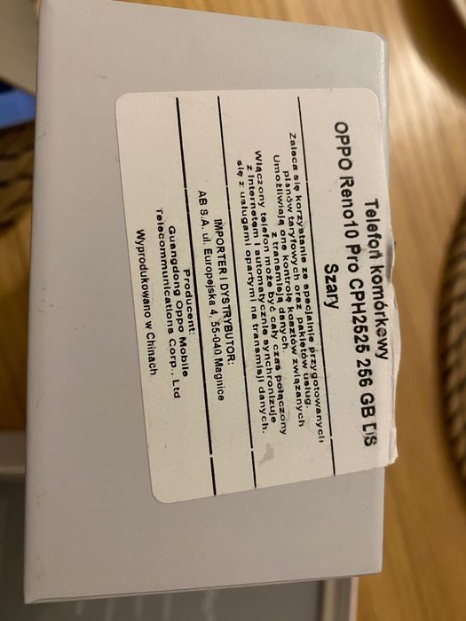 Smartfon OPPO Reno 10 Pro 5G ( Silver Grey ) 12/256 GB NFC 4600 mAh