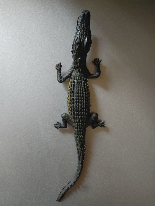 Вiнтажний гумовий крокодил 1970-тi