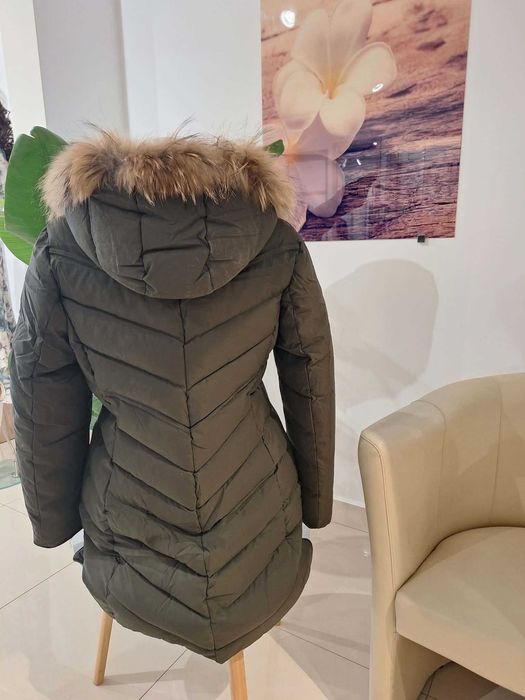 kurtka zimowa damska khaki XL