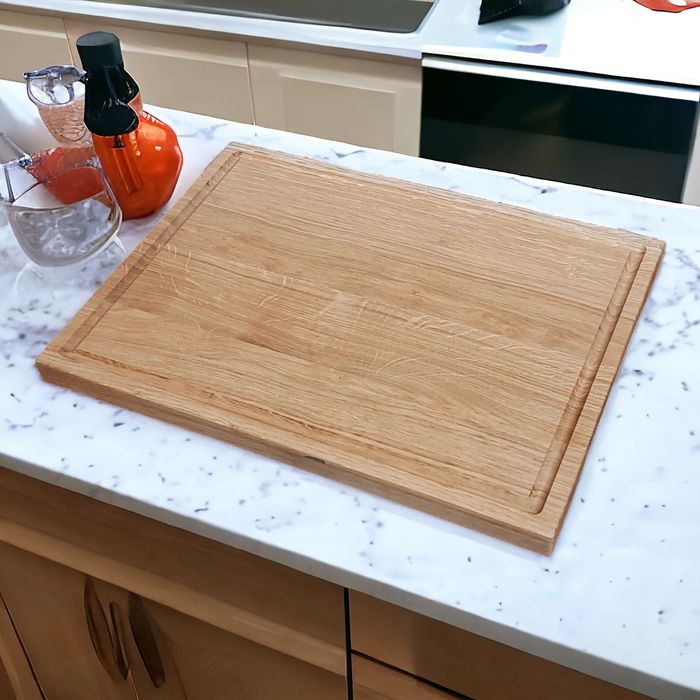 Набір з двох обробних кухонних (розділочних) дошок на підставці