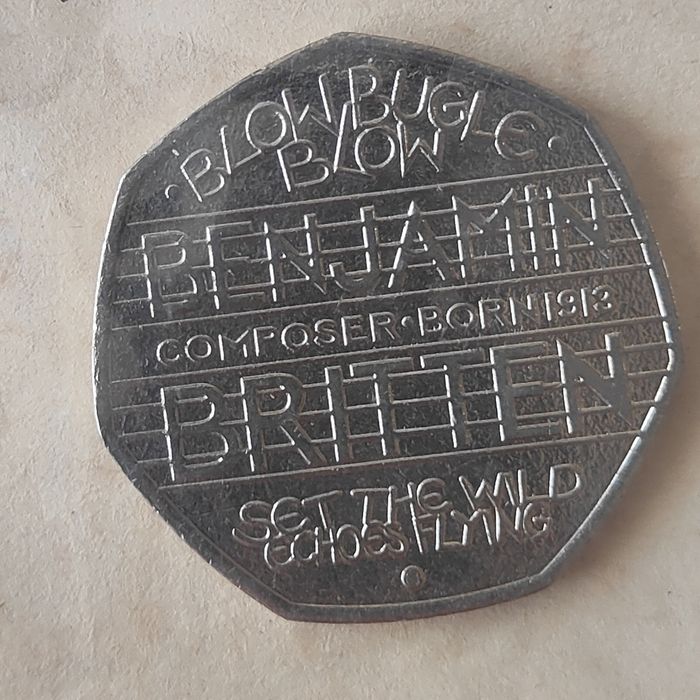 50 Pence comemorativas variadas