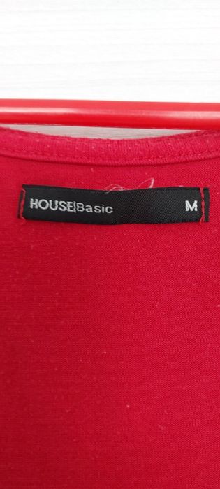 Bluzka top bokserka czerwona house M