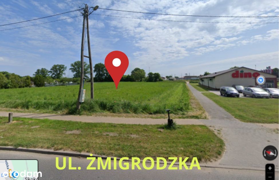 Działka 7322 m² Skokowa, gm. Prusice pod usługi, handel, gastronomię - Widok 5