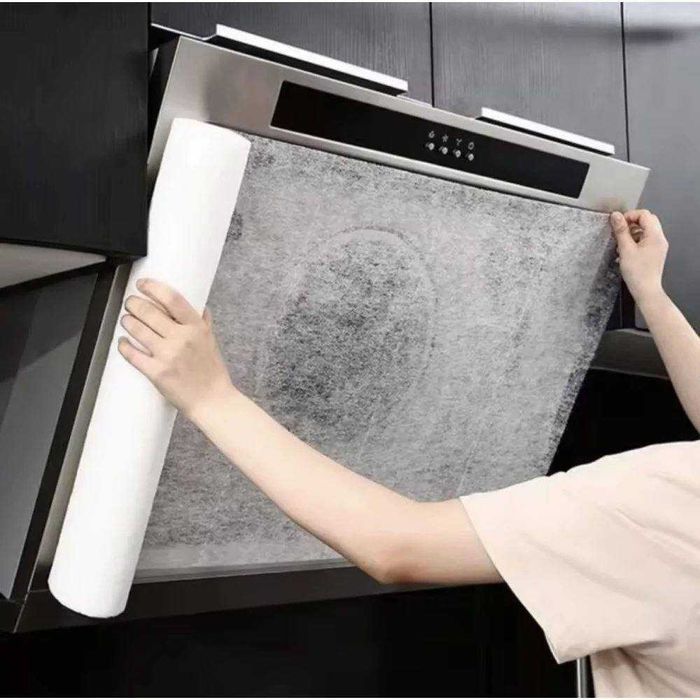 Паперовий фільтр для кухонної витяжки 43×45 см, універсальний жиропоглинаючий фільтр