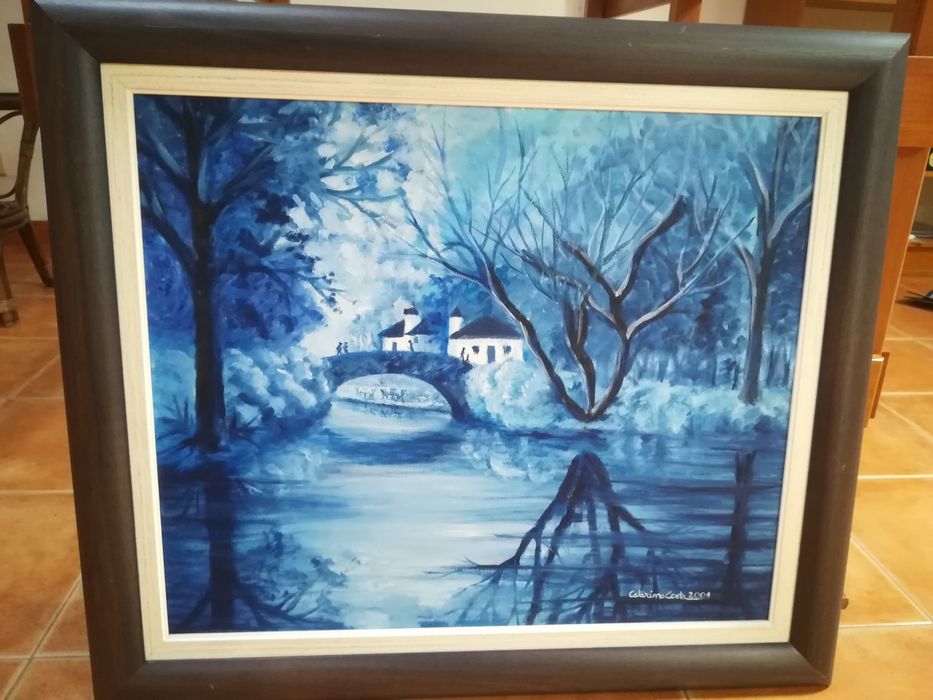 "La-salette" óleo sobre tela