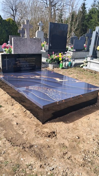 Tanie Nagrobki Kompozyt Podwójne 3399 zł z montażem Cały Kraj Promocja