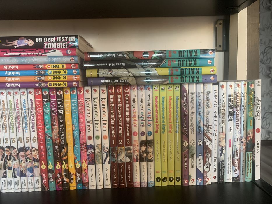 Kolekcja mang różne serie