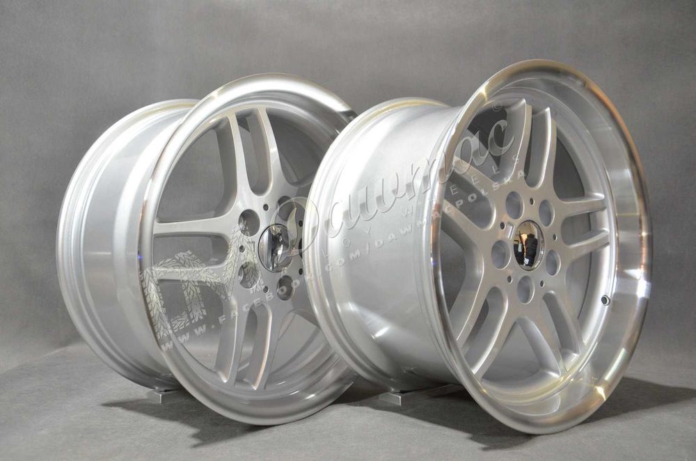 PROMOCJA! Felgi aluminiowe DMC06 17″ 8J ET18 + 9J ET25 5×120 Silver Machine Lip Styling 37 BMW 5 E34, E39, E60 BMW 7 E32, E38, E65