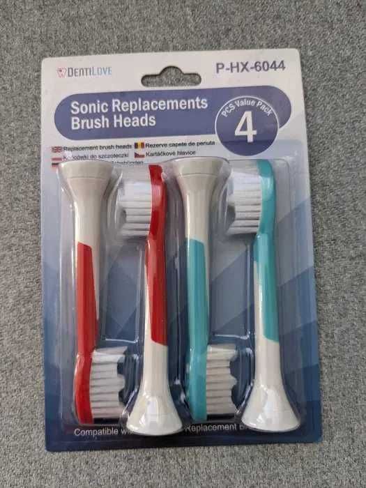 4x Końcówki (zamienniki) do szczoteczki Philips Sonicare Kids 7+