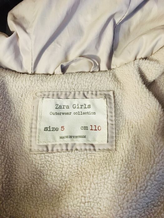 Dziecięca kurtka puchowa ZARA 110 cm 5 lat