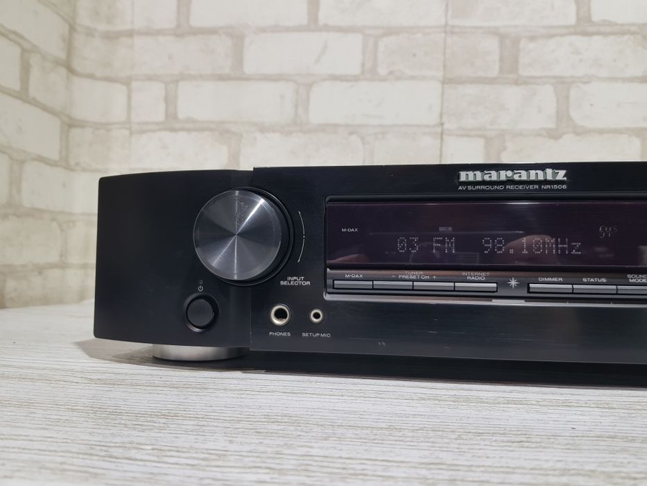 5.1 AV ресивер MARANTZ NR-1506+1, 5x70 Вт,HDMI,Wi-Fi,Bluetoot