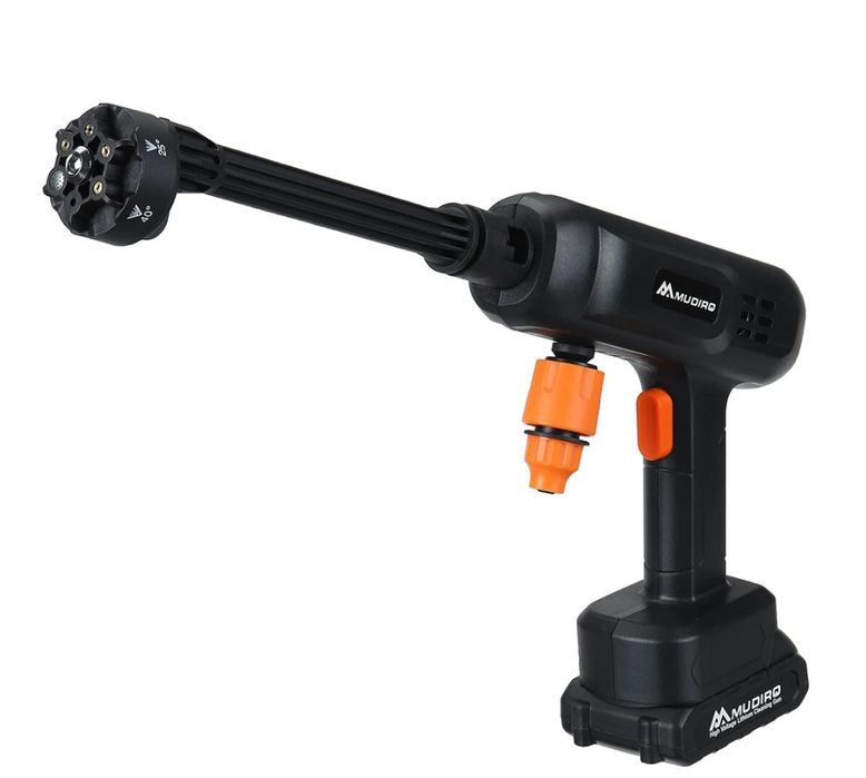 Pistola de lavagem a jacto alta pressão Mudiro 60Bar 500w + 2 Baterias