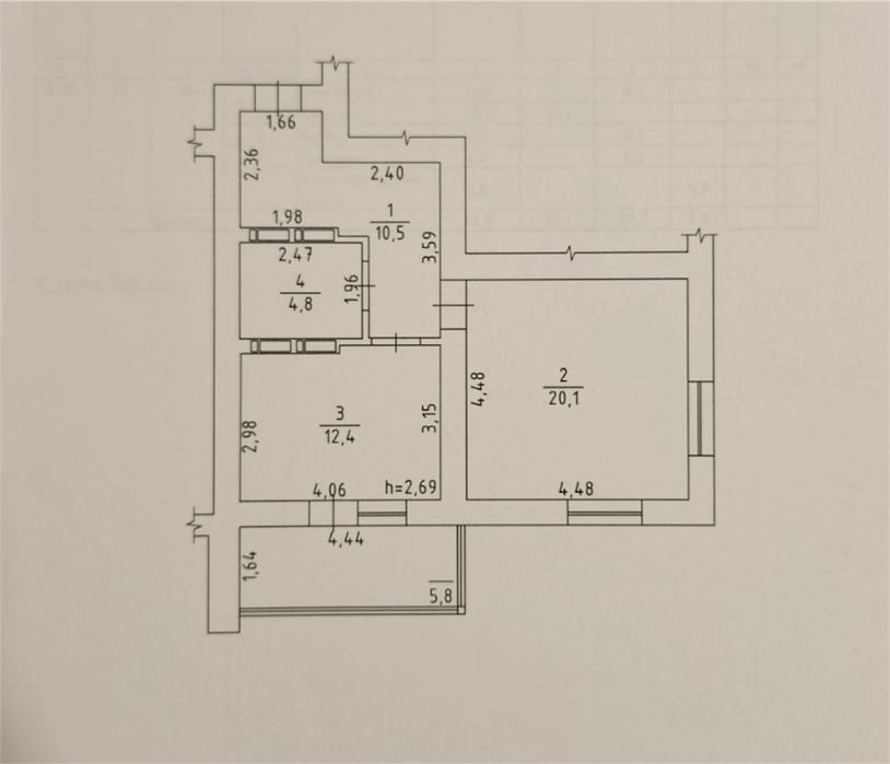 Продам 1 кім.квартиру Центр, Гоголя, 320, новий будинок, новий ремонт!