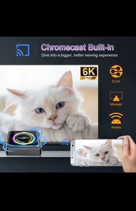 TV Box Android 2gb Ram 16gb rom.
Para streaming