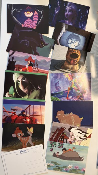 45 postais temáticos da Disney