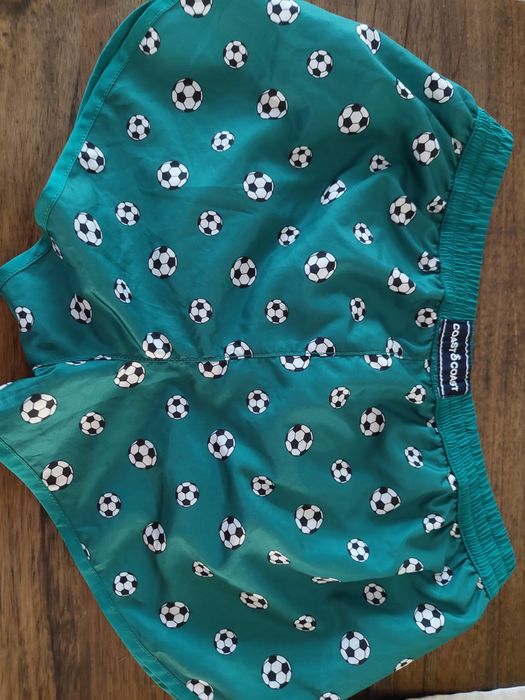 Calcoes de Banho decorado bolas de futebol