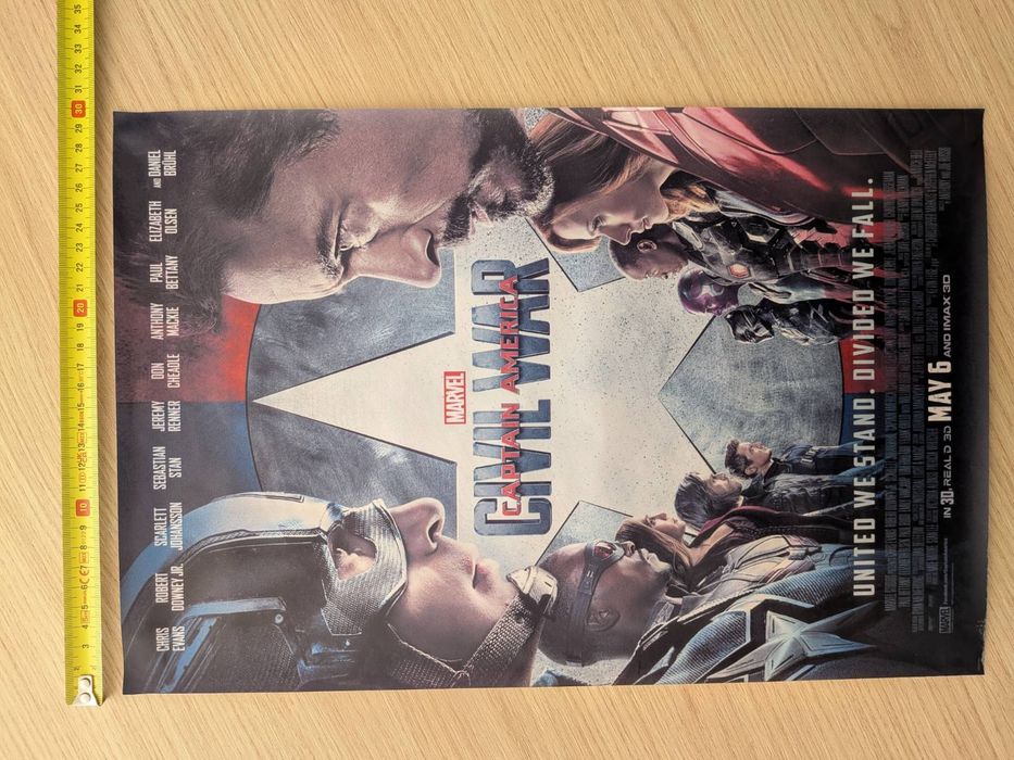 Poster Captain America Civil War Marvel MCU