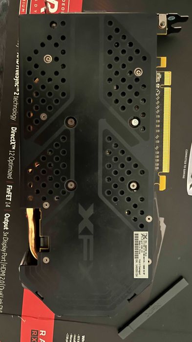 Placa gráfica Rx 580 8GB OC em perfeito estado