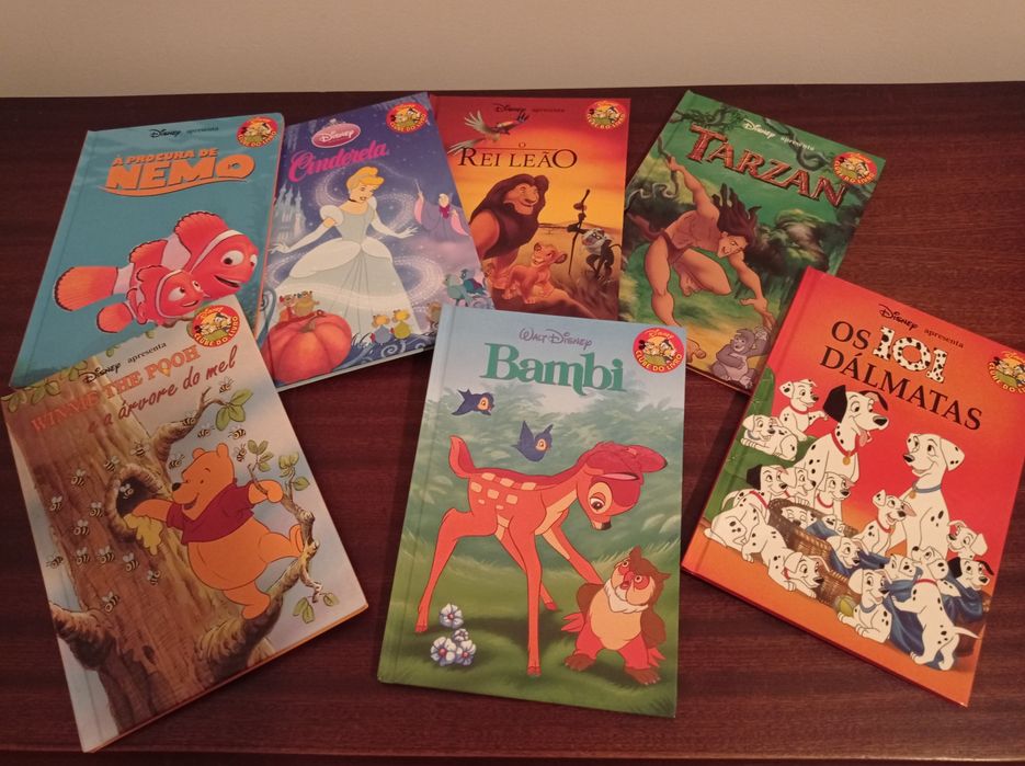 7 Livros Disney Clube do livro