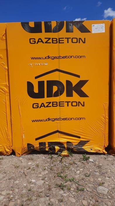 Газоблок UDK. Доставка+вигрузка маніпулятором.
