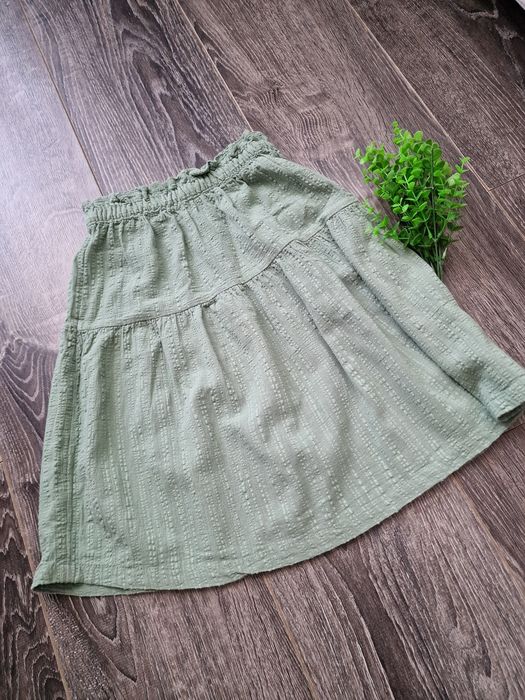 H&M bawełniana dłuższa spódniczka letnia