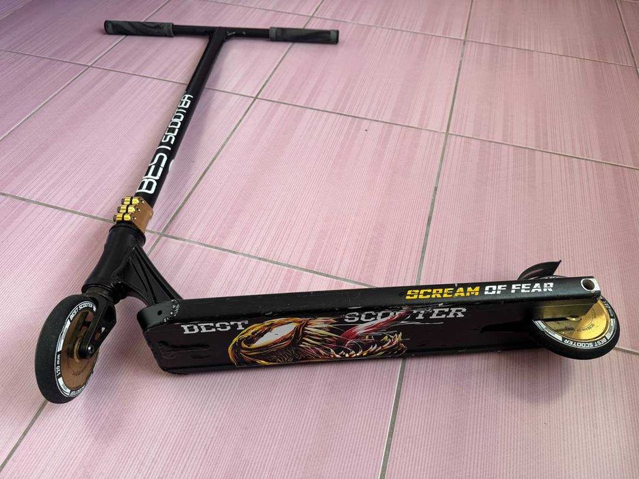 Ідеальний стан! Професійний трюковий самокат Best Scooter SIMBIOTE