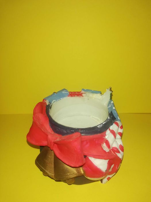 Świecznik świąteczny boże narodzenie bożonarodzeniowy święta sylwester