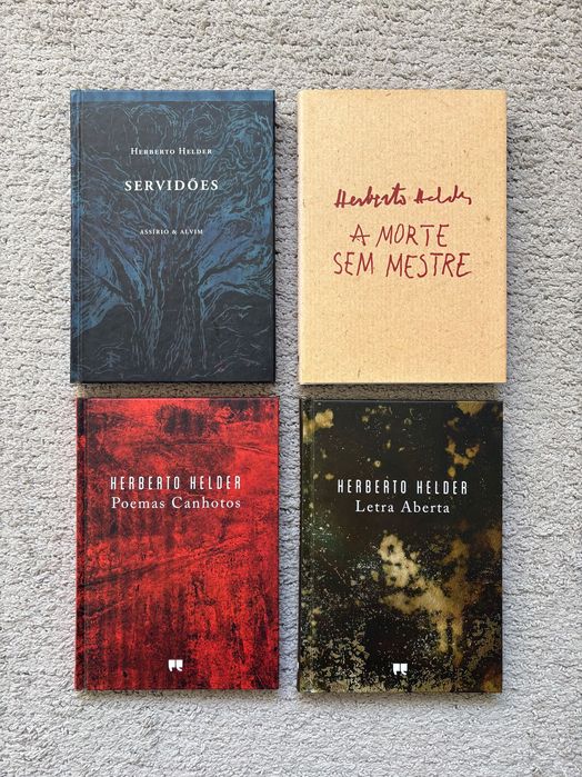 Herberto Helder: Primeiras edições (Servidões, Morte, Canhotos, Letra)