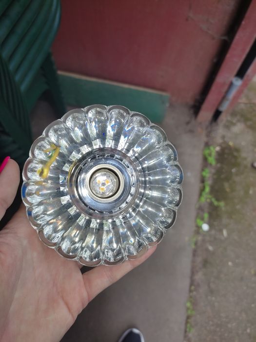 Точечный стеклянный светильник Б/у