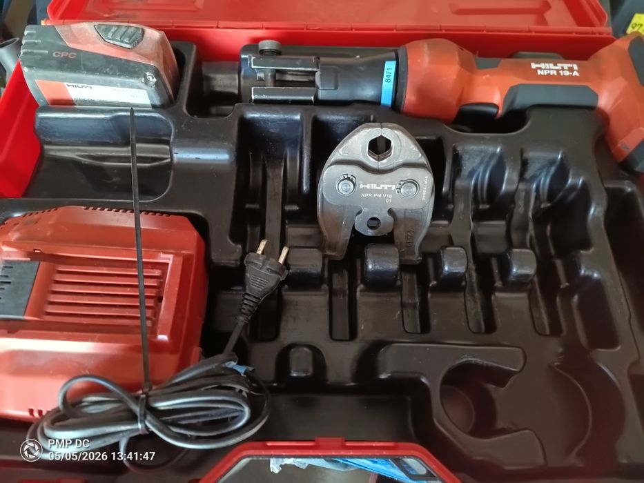Акумуляторний опресовщик труб Hilti NPR-19