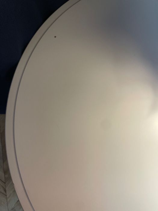 Okrągły stolik kawowy biały IKEA 90 cm