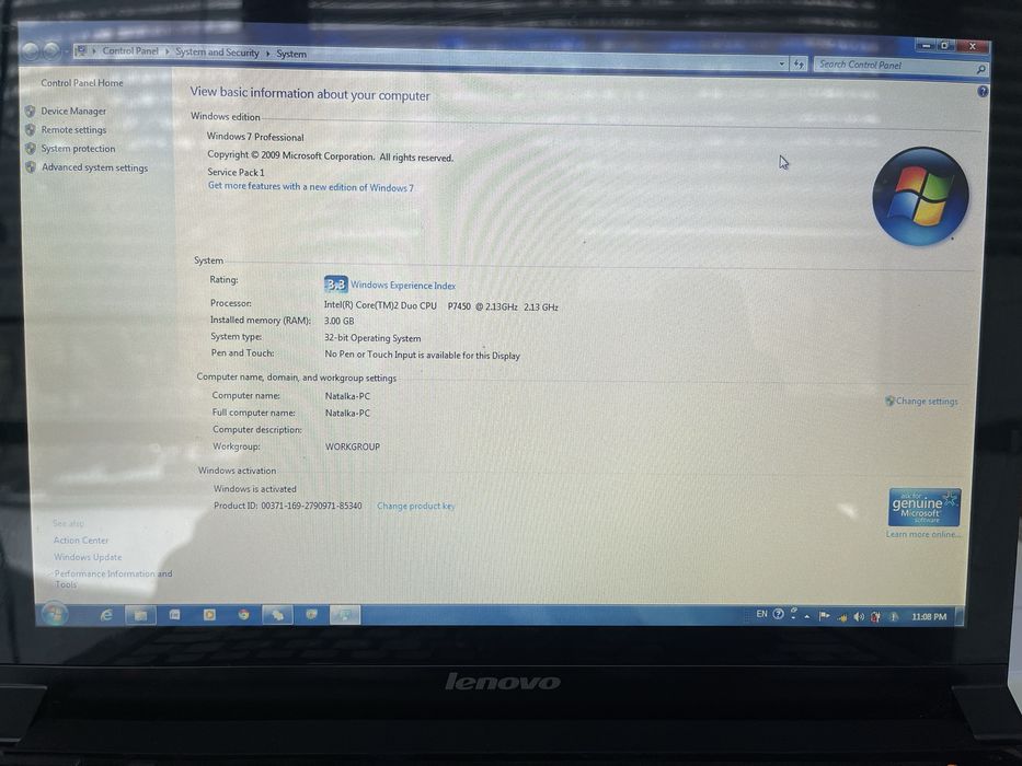 Lenovo Ideapad U330