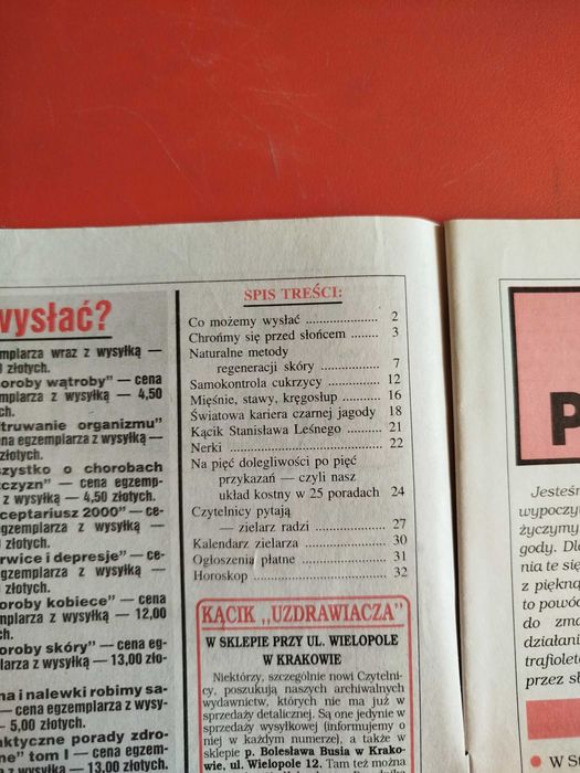 Poradnik uzdrawiacza, lipiec 2002, nr 7/116