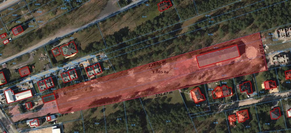 Wynajem HALA 1000m2 + teren 1ha Józefów ul. Nadwiślańska