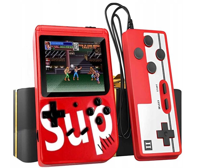 MINI KONSOLA RETRO 400 gier gra telewizyjna + PAD dla drugiego gracza