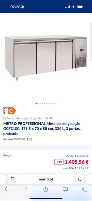 Arca refrigeradora - restaurante promoçao