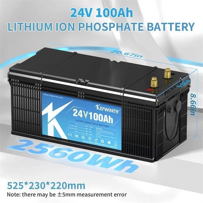 Гібридний інвертор Must PV 18-3224 VPM II та 2 акумулятора Kepworth 24V 100Ah