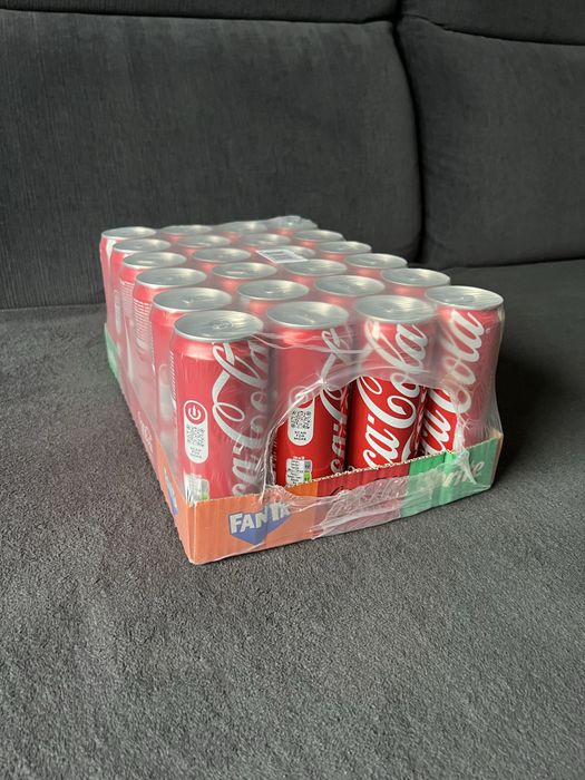 Coca cola 330ml 24 sztuki puszki kaucyjne