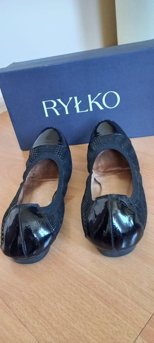 Baleriny Ryłko 37,5. Stan idealny! Skóra naturalna.