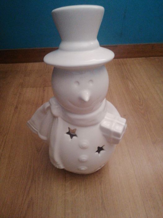Decoração boneco de neve