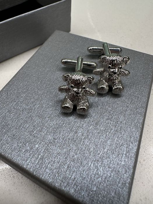 Botões de punho em prata