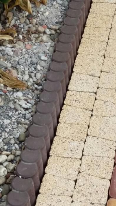 Kawężnik obrzeże PALISADOWE PALISADA betonowa ogrodowa KOLORY