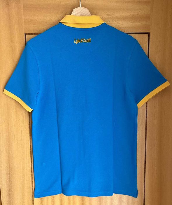 Pólo azul da Lyle & Scott - Homem - Tamanho M
