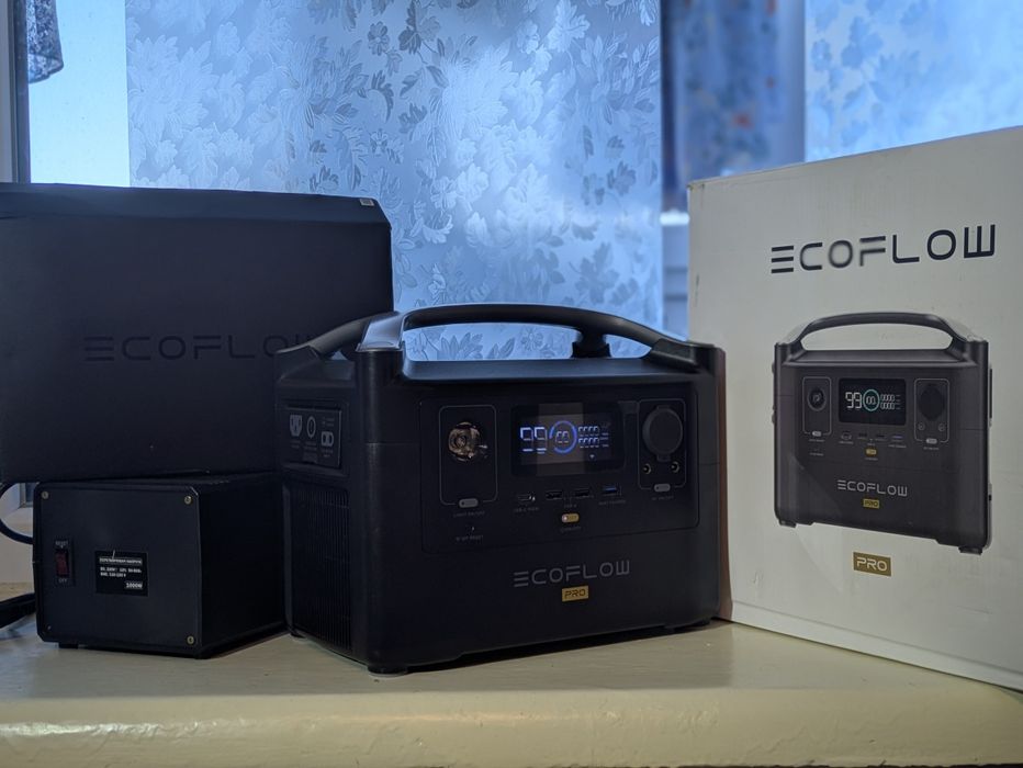 EcoFlow River PRO (720 Wh),Портативна зарядна станція + інверт