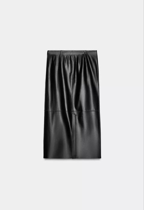 Шкіряна спідниця Zara