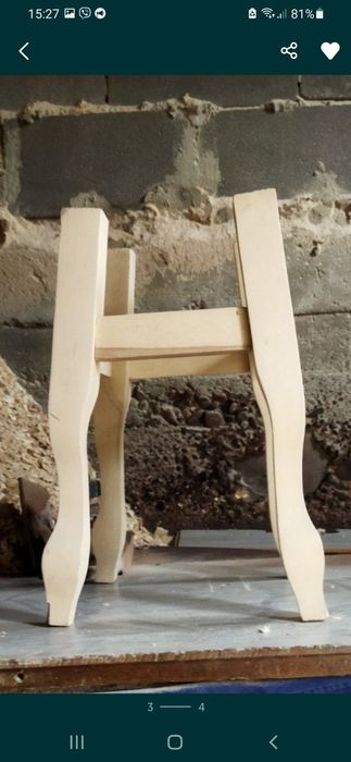 Каркас до табуретки  (  ЛАКОВАНІ і Не НЕ ЛАКОВАНІ  )