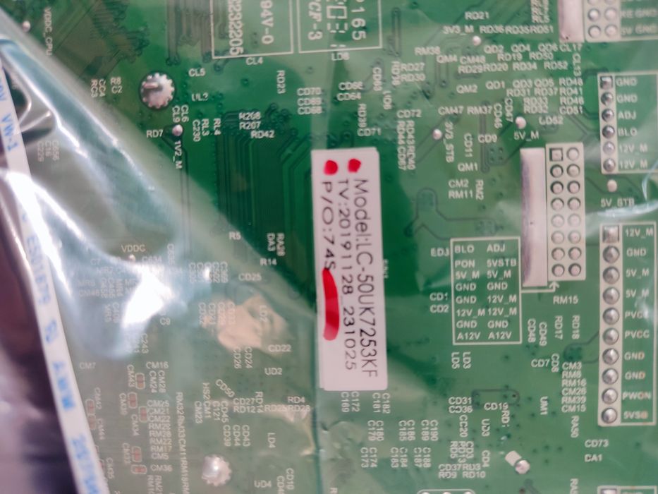Main board t.ms6886.u705