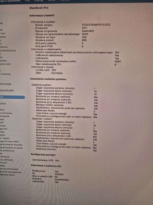 Macbook pro 16 ssd 1TB ram 32GB 5300m