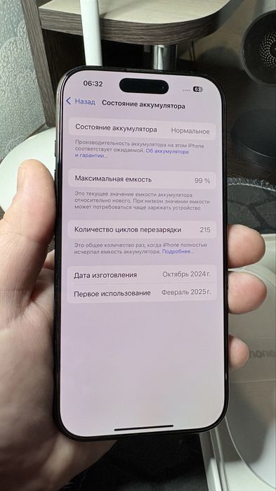 Продам iPhone 16 Pro Black Titanium 256gb Neverlock Фіз сім.