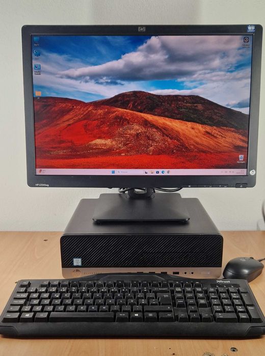 PC completo HP i5 9ºgeração SSd 256Gb ecrã 22" teclado rato